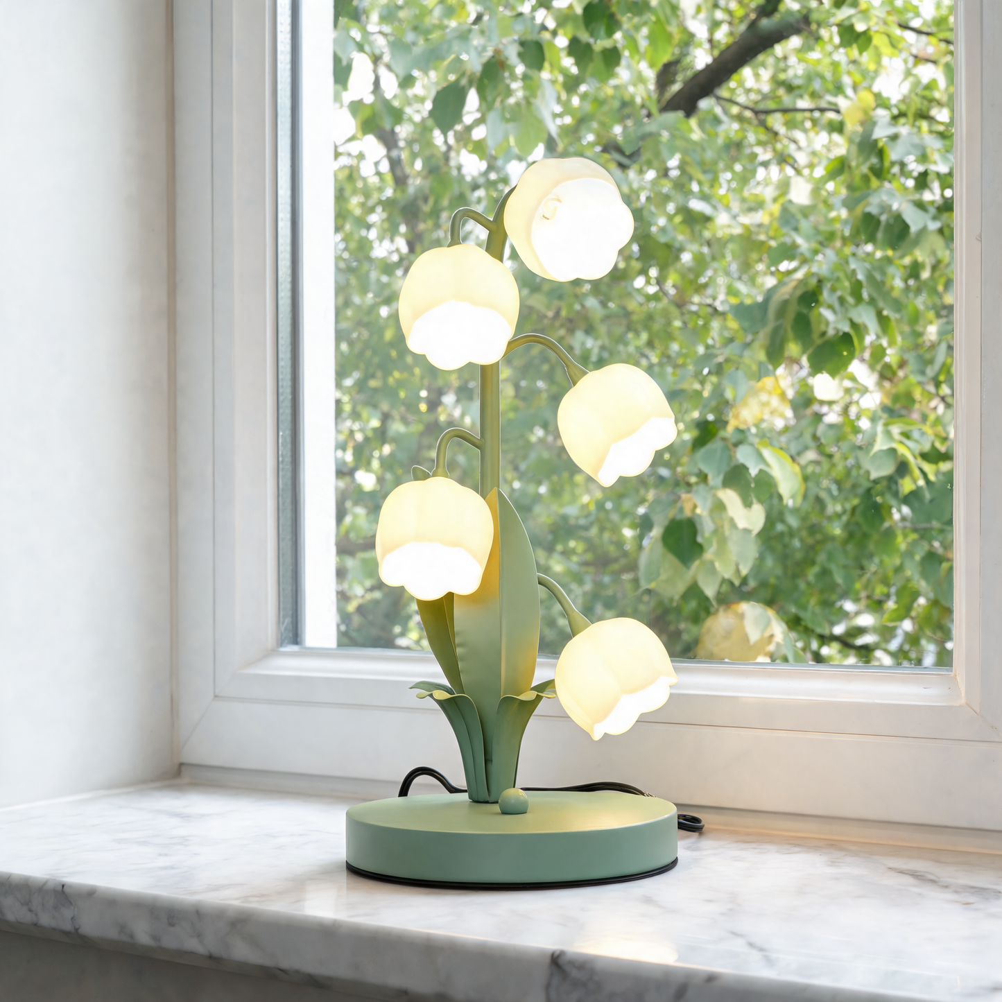 Fleuria Lily of the Valley Table Lamp