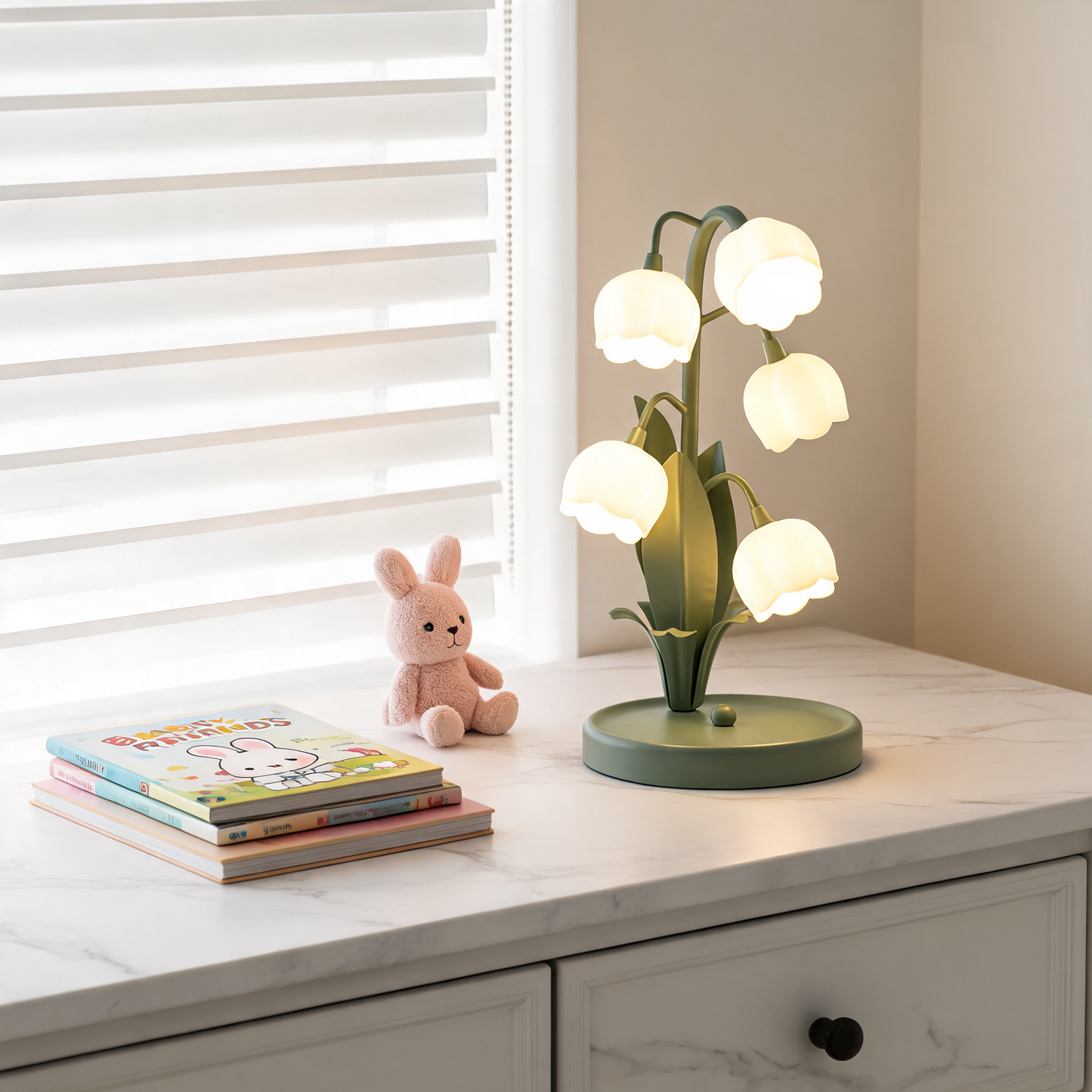 Fleuria Lily of the Valley Table Lamp